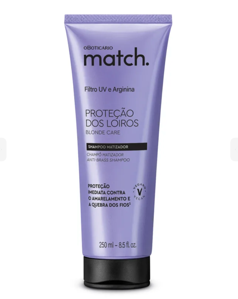 Match Shampoo Anti Giallo Biondo Riparato, 300ml