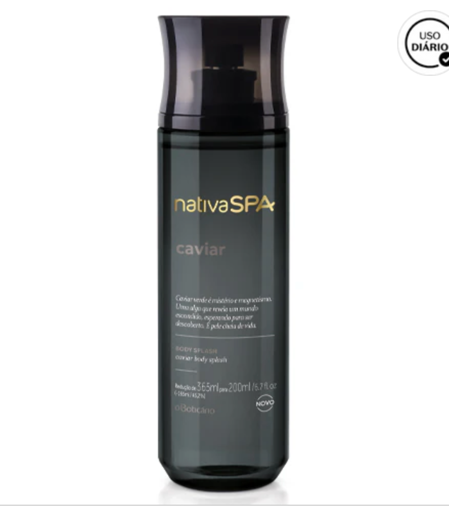Body Splash Caviar Nativa Spa, 200ml