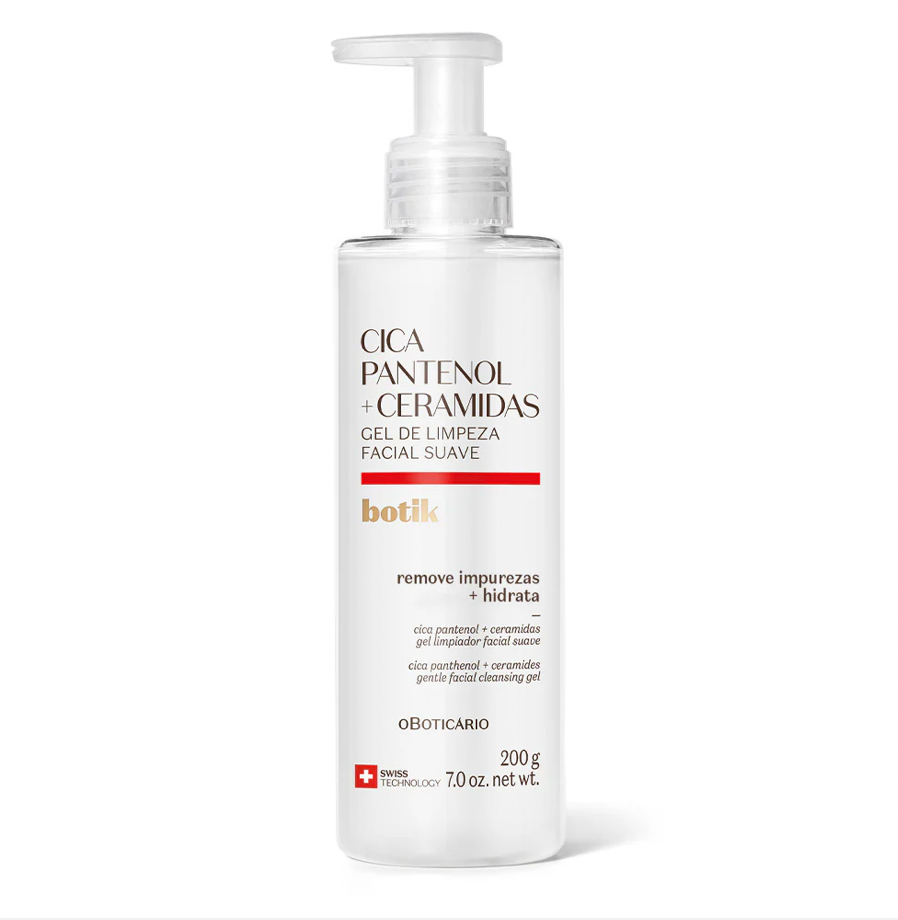 Gel Detergente Delicato Cica, Pantenolo e Ceramidi Botik – 200g
