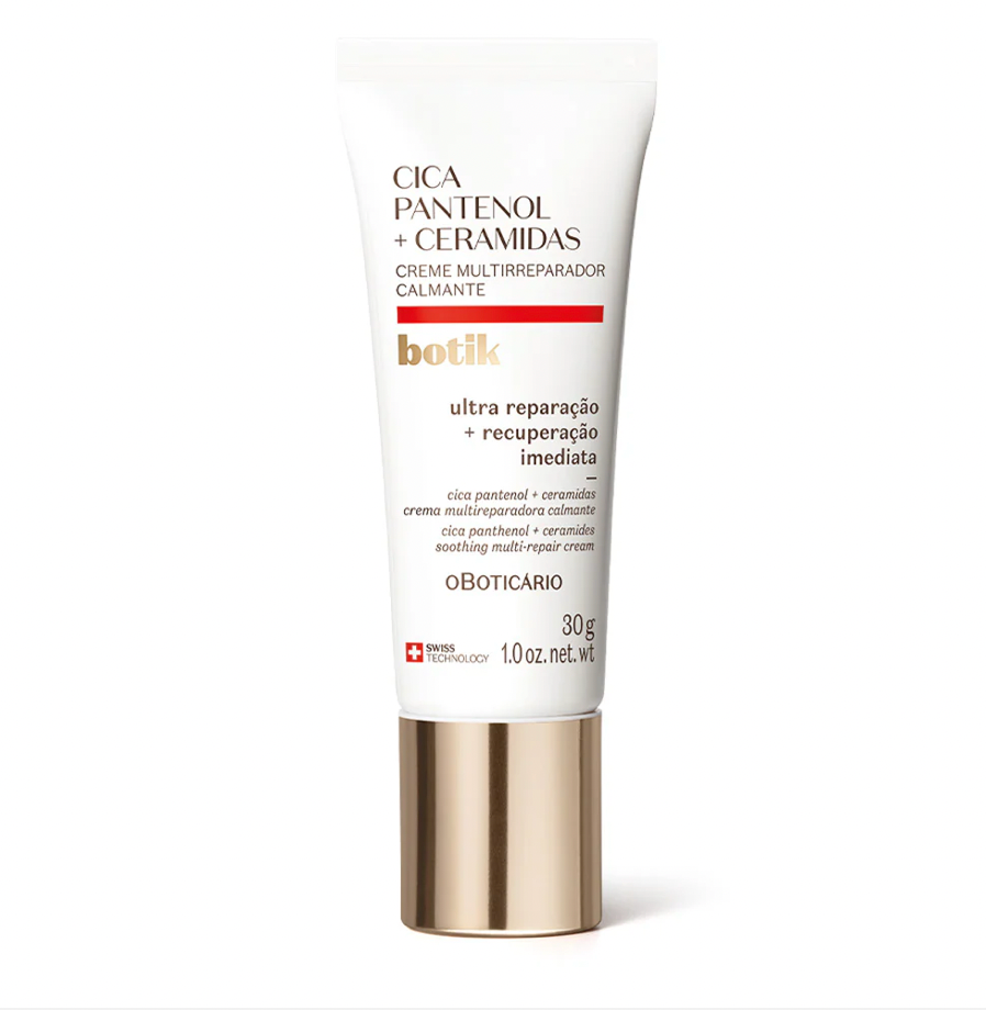 Crema Multiriparatrice Calmante Cica, Pantenolo e Ceramidi Botik, 30g