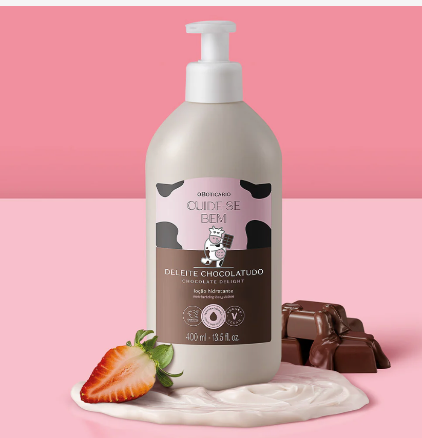 Lozione Idratante  Chocolatudo Cuide se bem,400 ml