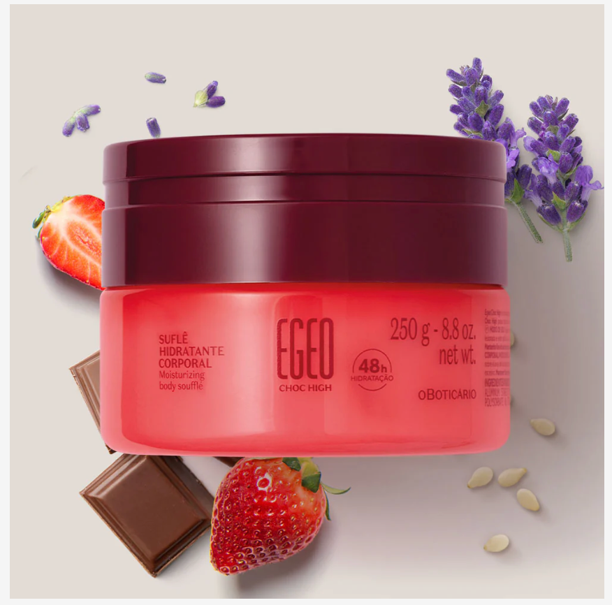 Suflê Idratante Corpo Egeo Choc High, 250 ml